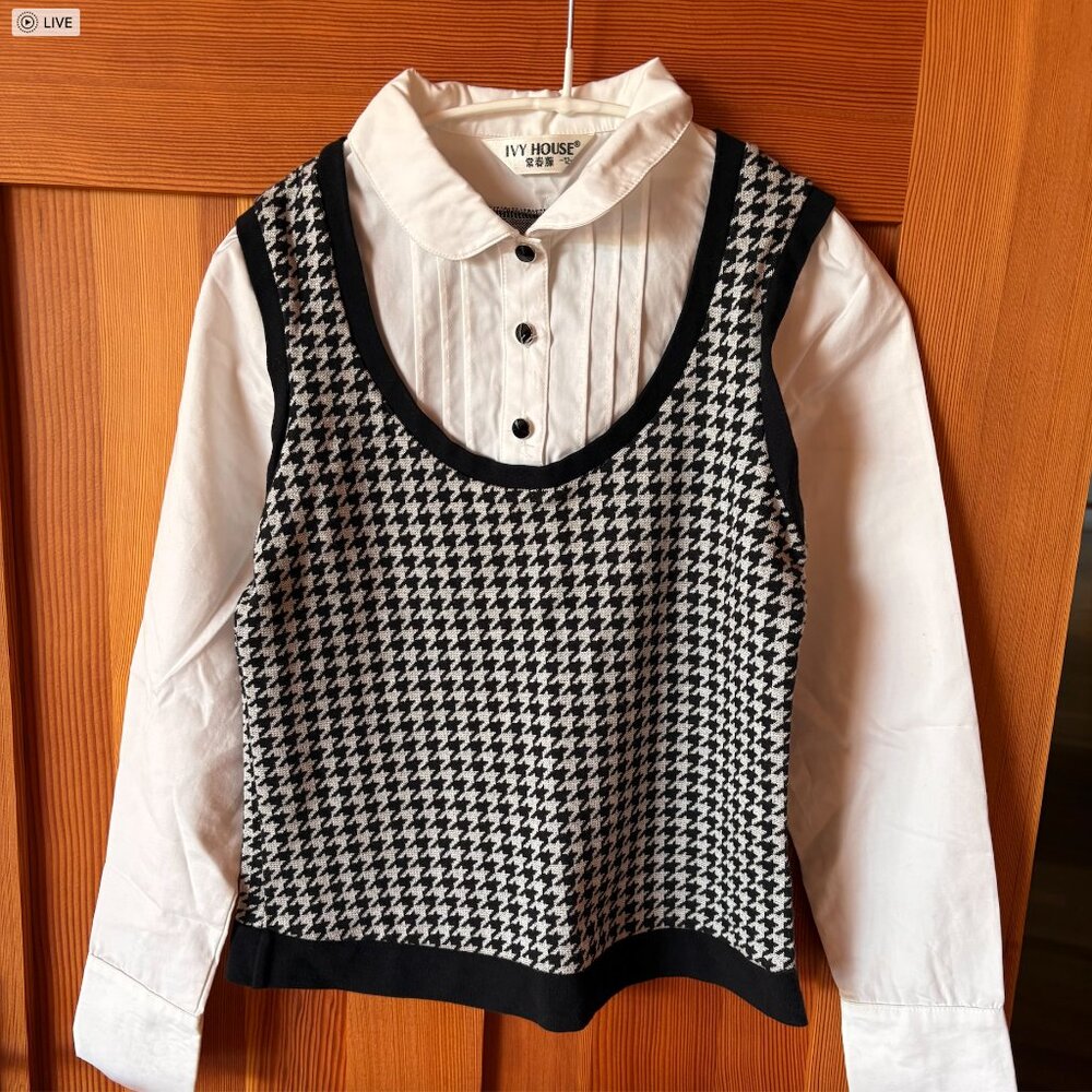 Girls' Long-Sleeve Shirt Size 12